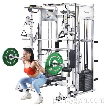 Treinador integrado agachamento Power Rack Gym Smith Machine